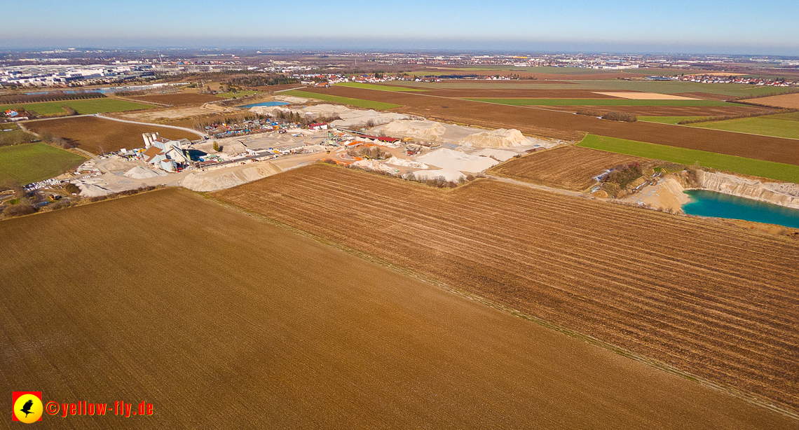 07.02.2023 - Luftbilder von dem Quetschwerk in Gronsdorf bei Haar